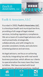 Mobile Screenshot of faulk-associates.com